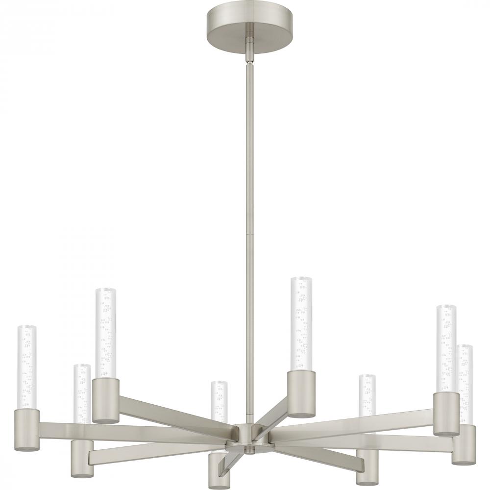 Adler Integrated LED Brushed Nickel Chandelier
