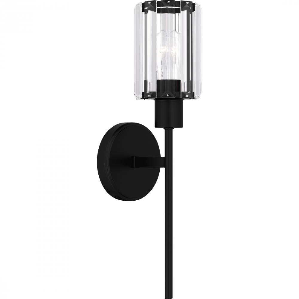 Isla 1-Light Matte Black Wall Sconce