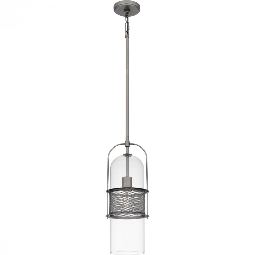 Soffer 1-Light Antique Nickel Mini Pendant Light
