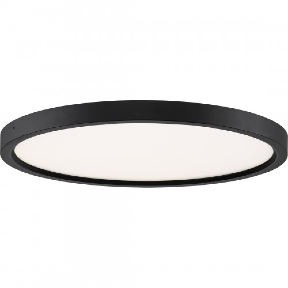 Outskirts Integrated LED Oil Rubbed Bronze Flush Mount Light