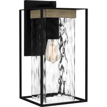 Quoizel LWD8408MBK - Longwood 1-Light Matte Black Outdoor Wall Lantern