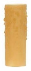 Bee's Drip (Bee's Wax) Edison Base; Amber (Honey); 1-1/4" Inside Diameter; 1-9/16"