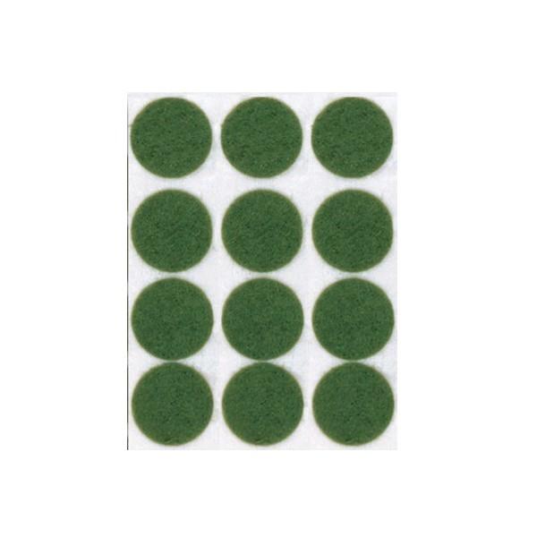 Green Felt; 3/4" Dots; Sold By Roll Only (1000 per Roll)