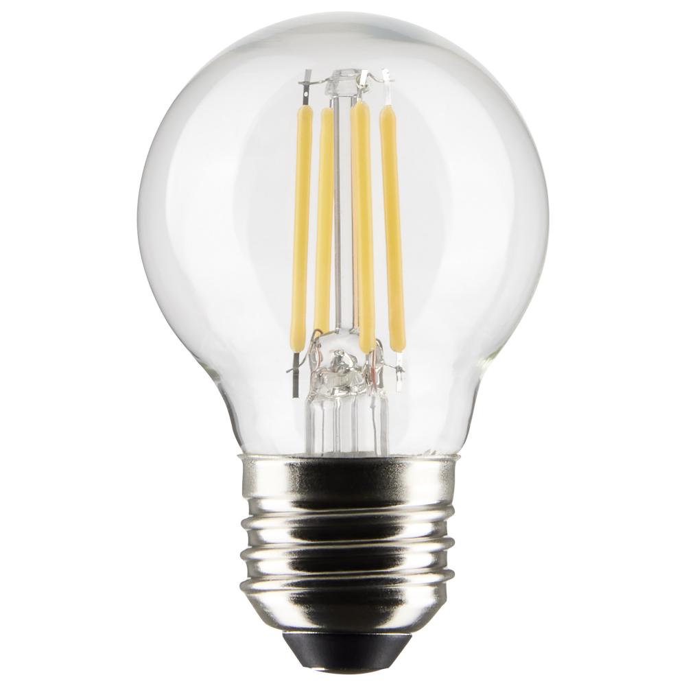 4 Watt G16.5 LED Filament; Clear; Medium base; 90 CRI; 2700K; 120 Volt