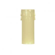 Satco Products Inc. 90/1515 - Plastic Drip Candle Cover; Ivory Plastic Drip; 1-13/16" Inside Diameter; 1-1/4" Outside