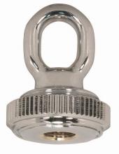 Satco Products Inc. 90/2303 - 1/4 IP Heavy Duty Cast Brass Screw Collar Loops with Ring 1/4 IP Fits 1-1/4" Canopy Hole Ring