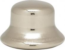 Satco Products Inc. 90/2453 - Steel Finial; 1/4-27; 1/2" Diameter; Nickel Plated