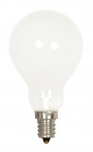 Satco Products Inc. S2743 - 60 Watt A15 Incandescent; Frost; 1000 Average rated hours; 700 Lumens; Candelabra base; 120 Volt;