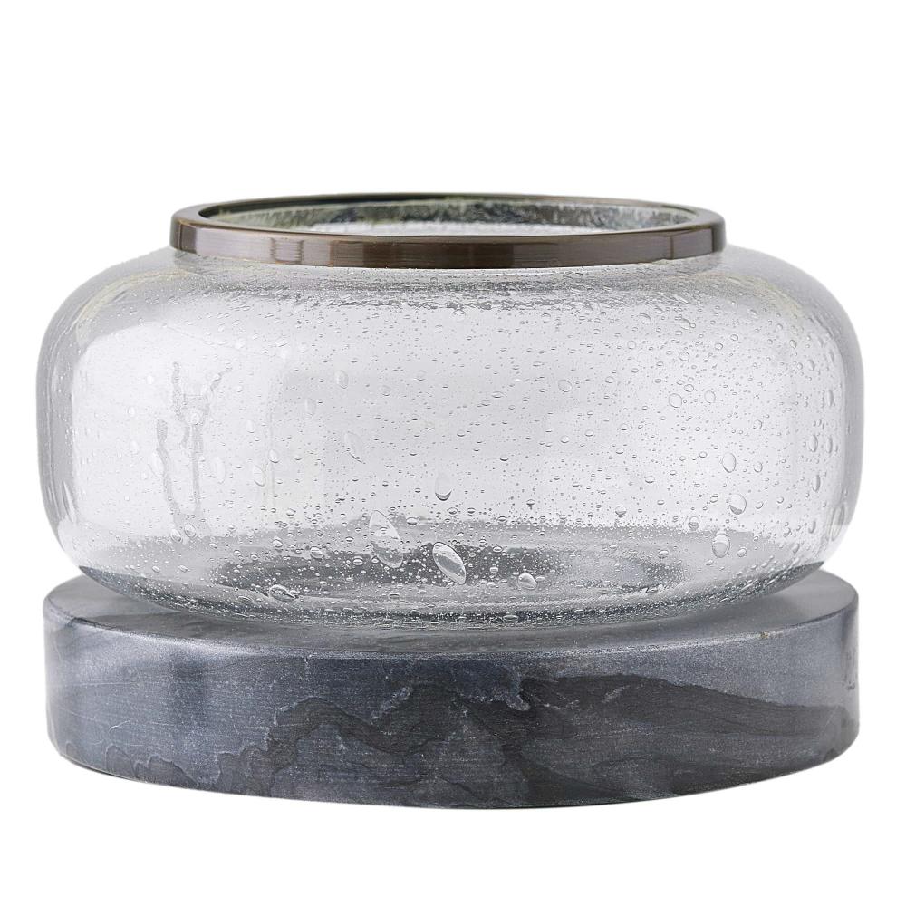 Glass and Marble Vase