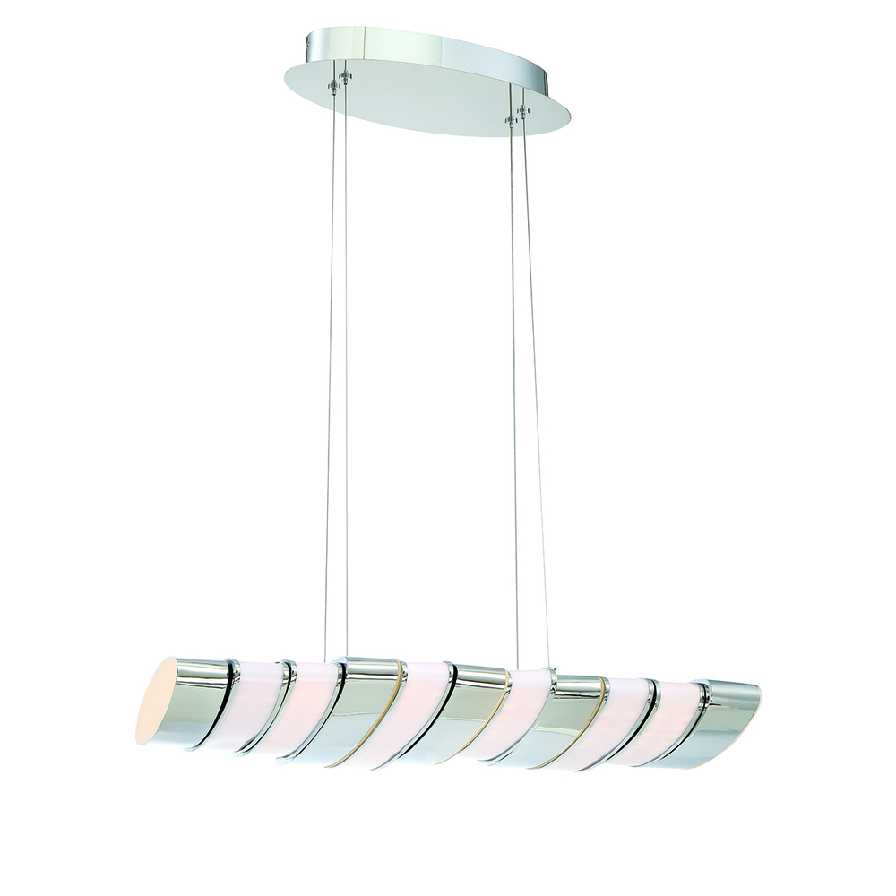 Gabriel, 1Lt LED Pendant, Small, Chrome