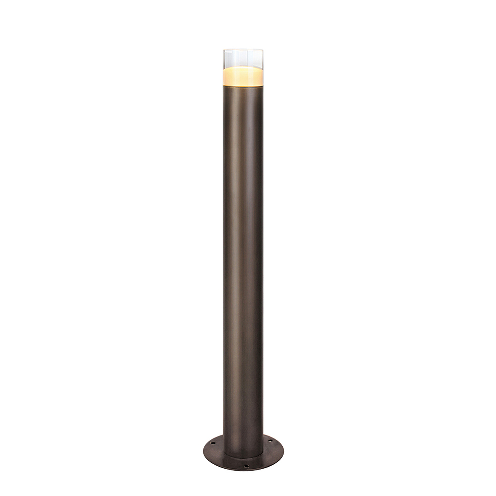 LED BOLLARD,3X2W,25IN,ANTI BRZ
