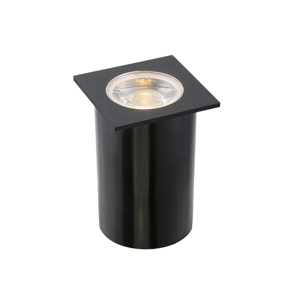 OUTDR,LED INGROUND,SQ,4.5W,BLK