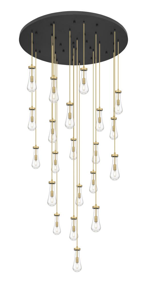 Owego - 21 Light - 48 inch - Brushed Brass - Multi Pendant