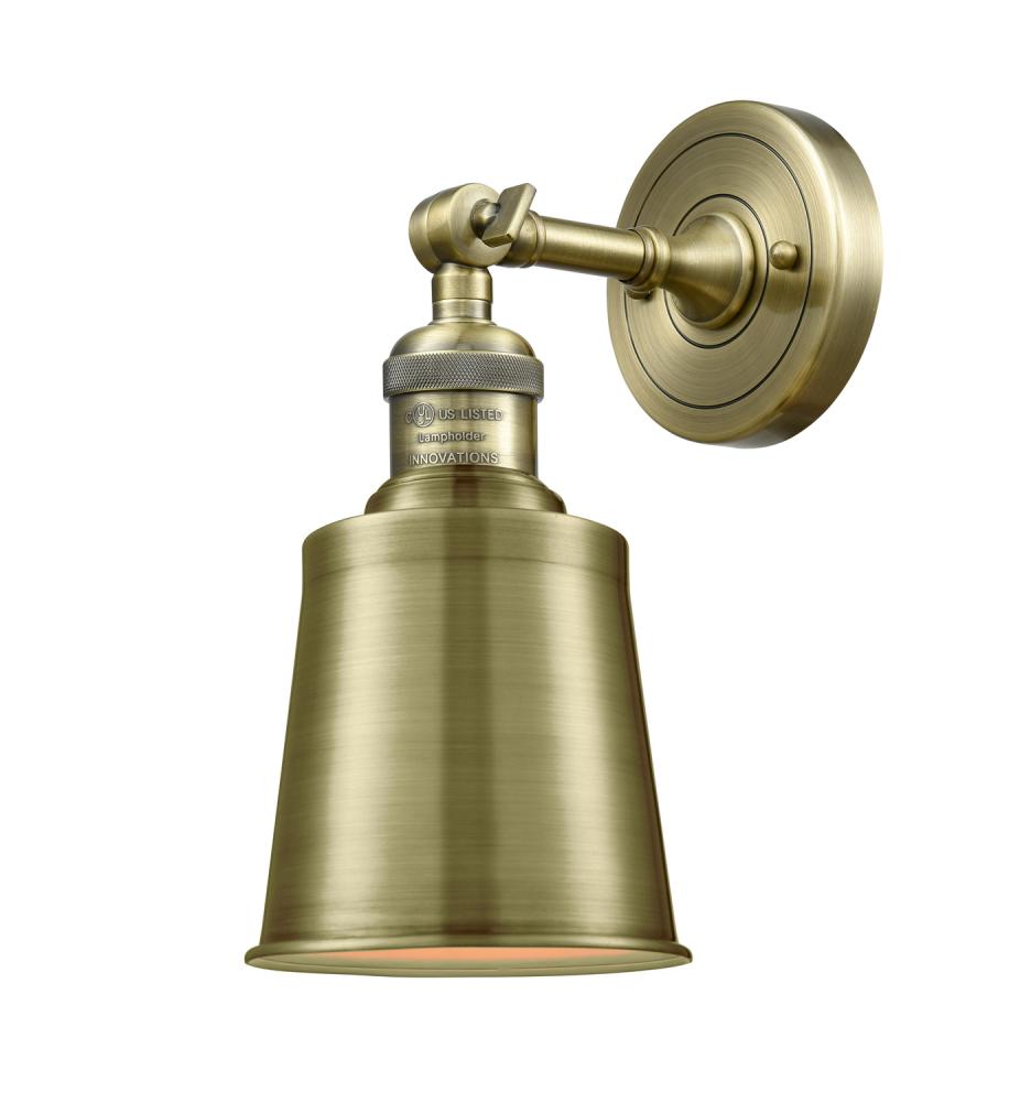 Addison - 1 Light - 5 inch - Antique Brass - Adjustable Sconce