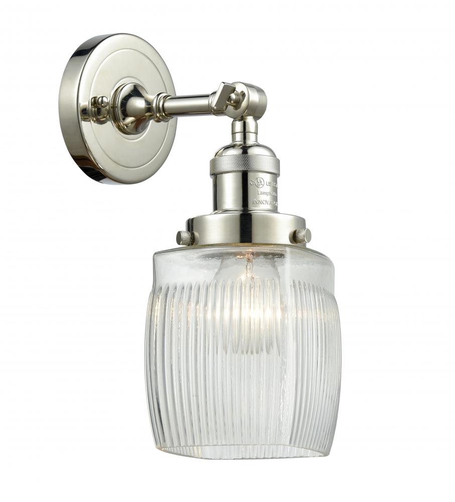 Colton - 1 Light - 6 inch - Polished Nickel - Adjustable Sconce