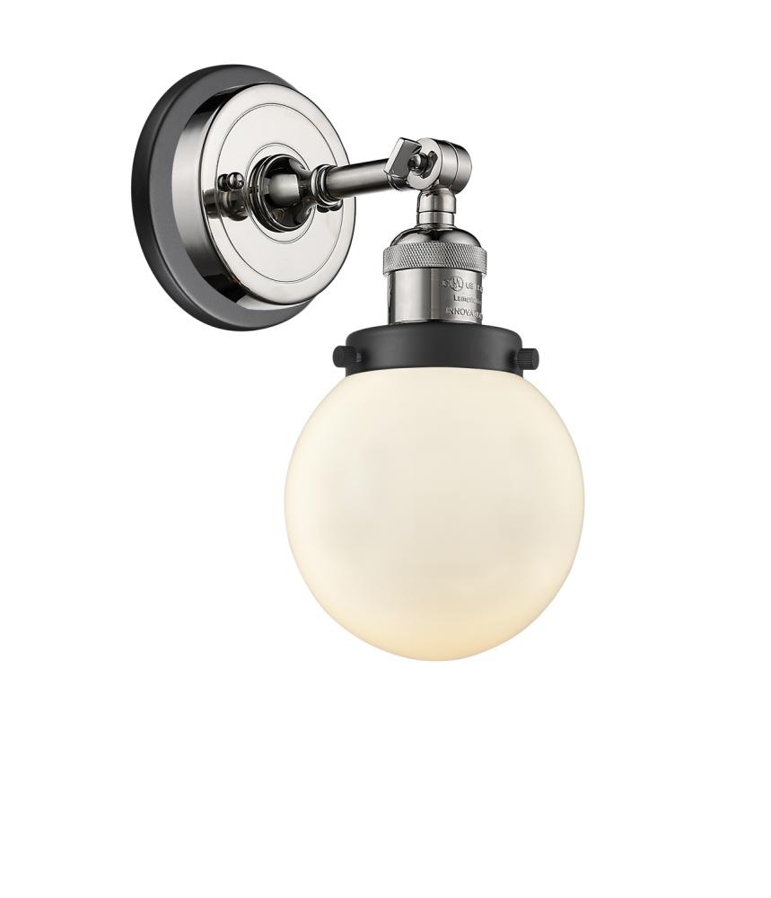 Beacon - 1 Light - 6 inch - Polished Nickel - Sconce