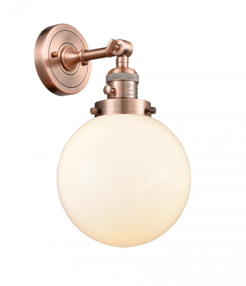 Beacon - 1 Light - 8 inch - Antique Copper - Adjustable Sconce