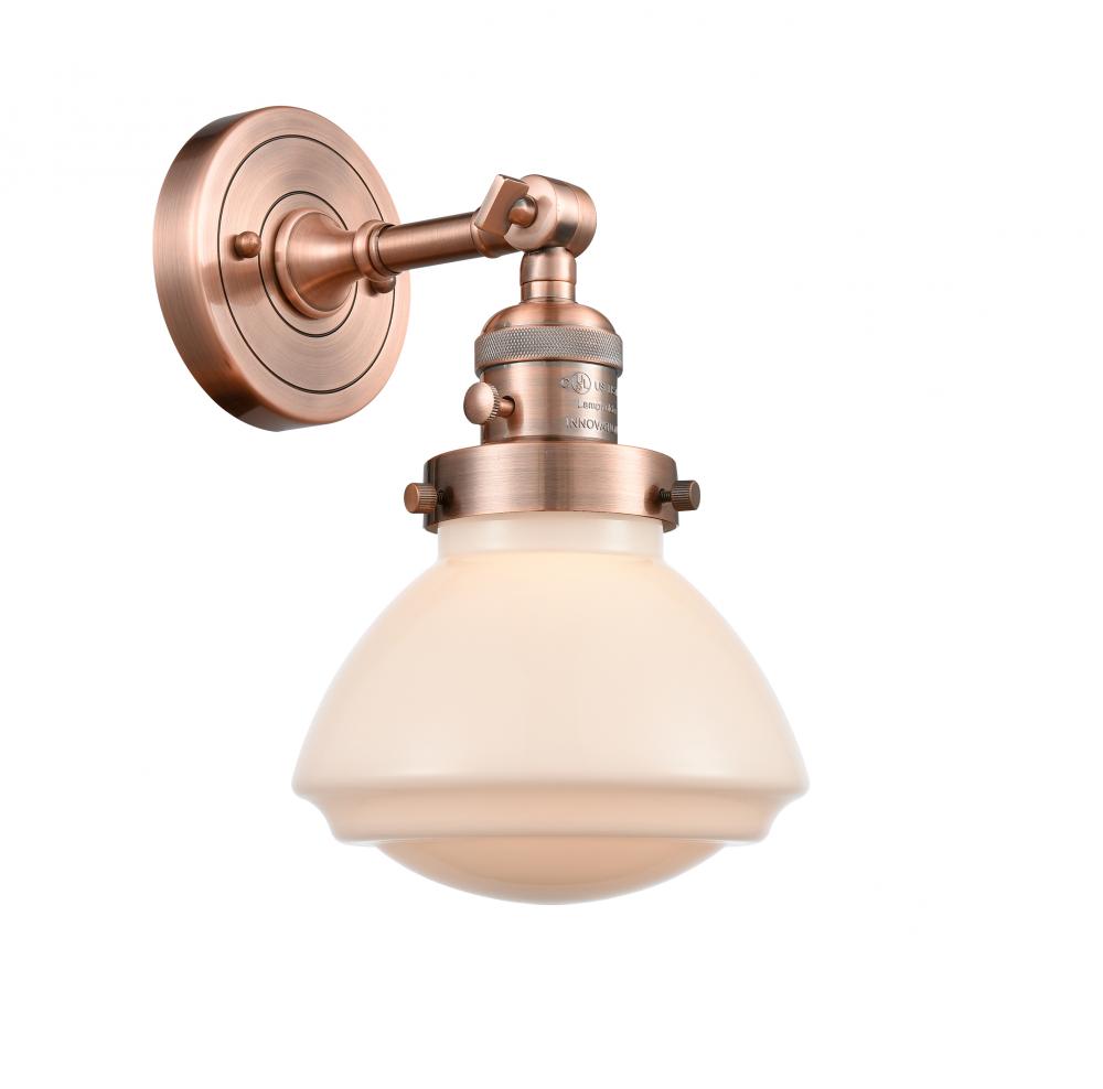 Olean - 1 Light - 7 inch - Antique Copper - Adjustable Sconce
