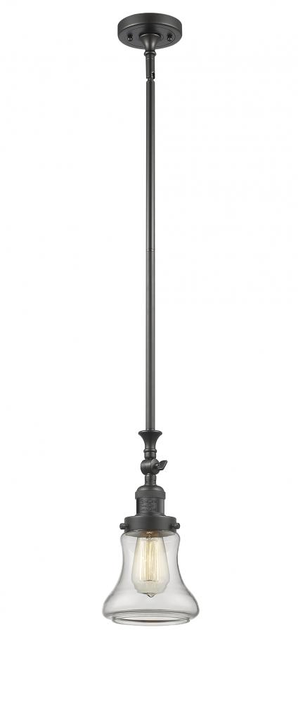 Bellmont - 1 Light - 6 inch - Oil Rubbed Bronze - Stem Hung - Adjustable Mini Pendant
