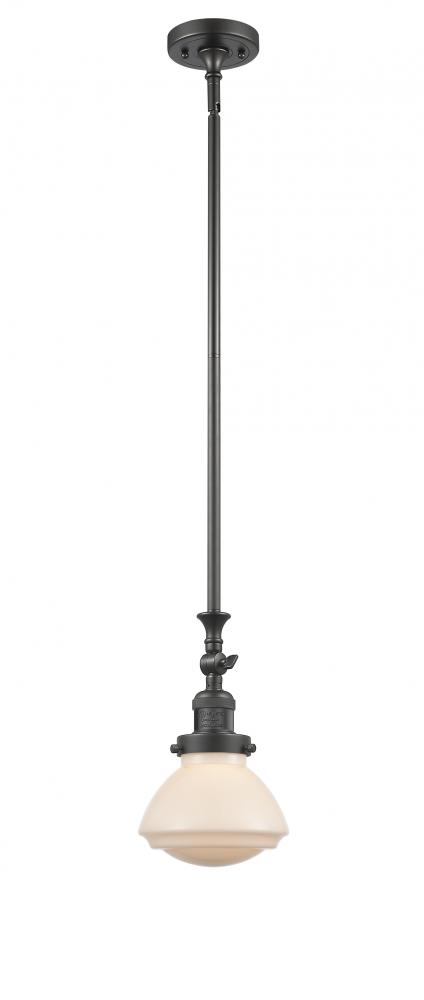Olean - 1 Light - 7 inch - Oil Rubbed Bronze - Stem Hung - Adjustable Mini Pendant