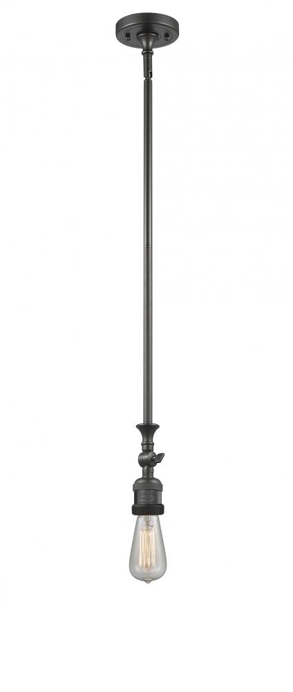 Bare Bulb - 1 Light - 3 inch - Oil Rubbed Bronze - Stem Hung - Adjustable Mini Pendant