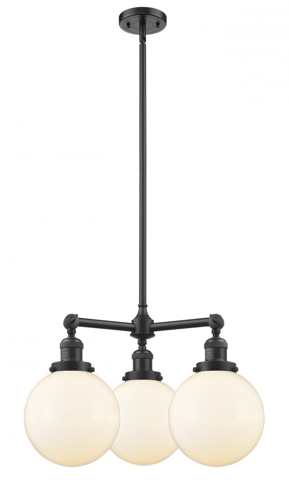 Beacon - 3 Light - 22 inch - Oil Rubbed Bronze - Stem Hung - Chandelier