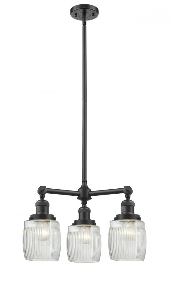 Colton - 3 Light - 18 inch - Oil Rubbed Bronze - Stem Hung - Chandelier