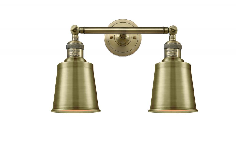 Addison - 2 Light - 16 inch - Antique Brass - Adjustable Bath Vanity Light