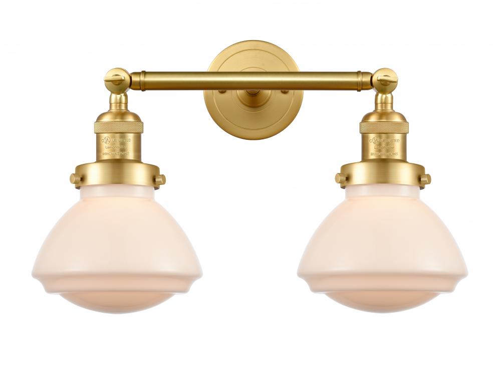Olean - 2 Light - 17 inch - Satin Gold - Adjustable Bath Vanity Light