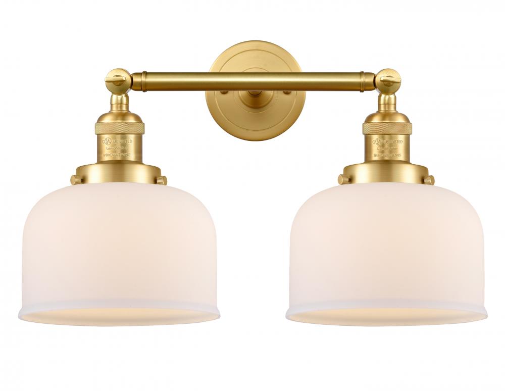 Bell - 2 Light - 19 inch - Satin Gold - Adjustable Bath Vanity Light