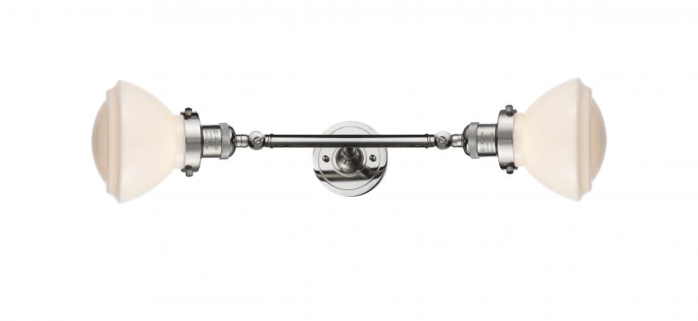 Olean - 2 Light - 7 inch - Polished Nickel - Adjustable Bath Vanity Light