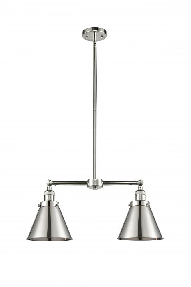Appalachian - 2 Light - 23 inch - Polished Nickel - Stem Hung - Adjustable Island Light
