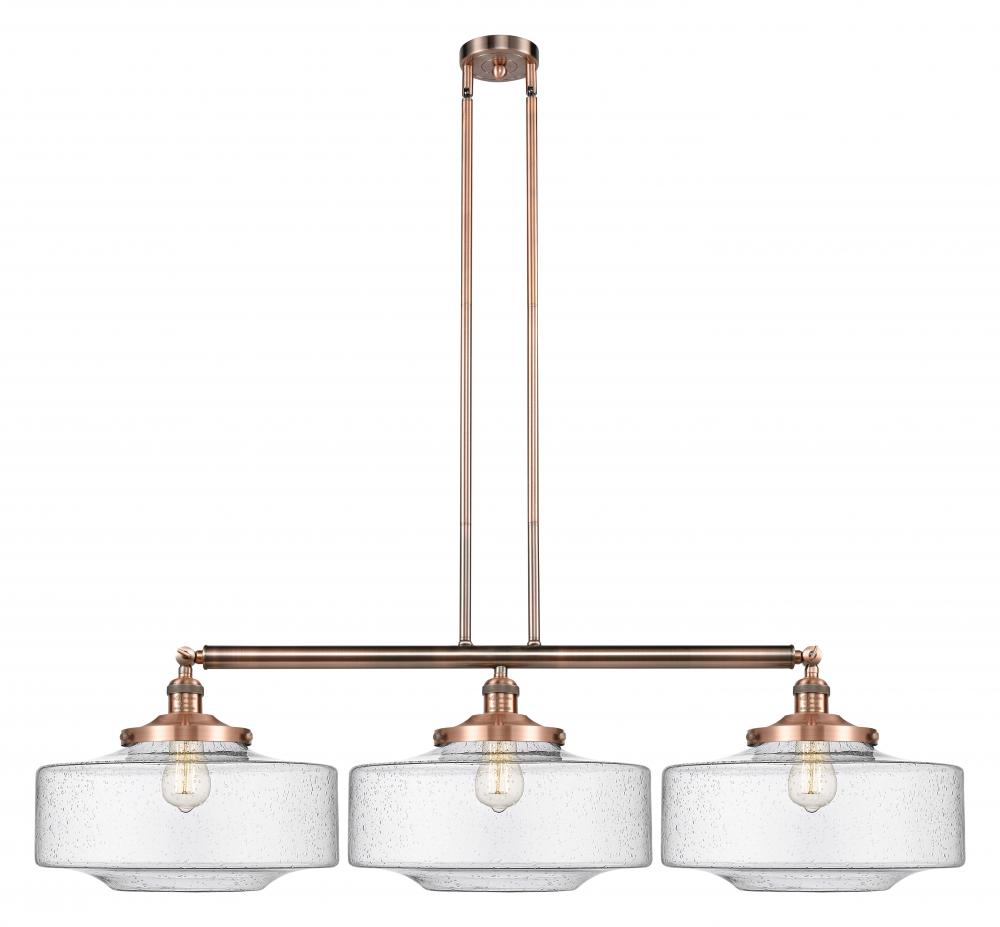 Bridgeton - 3 Light - 50 inch - Antique Copper - Stem Hung - Adjustable Island Light