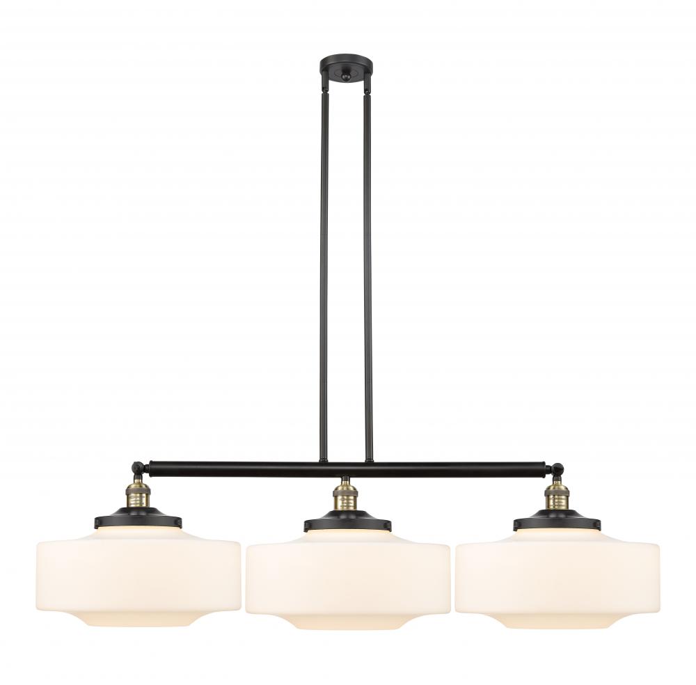 Bridgeton - 3 Light - 50 inch - Black Antique Brass - Stem Hung - Adjustable Island Light