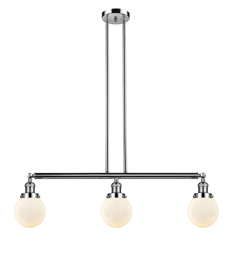 Beacon - 3 Light - 39 inch - Polished Nickel - Stem Hung - Adjustable Island Light