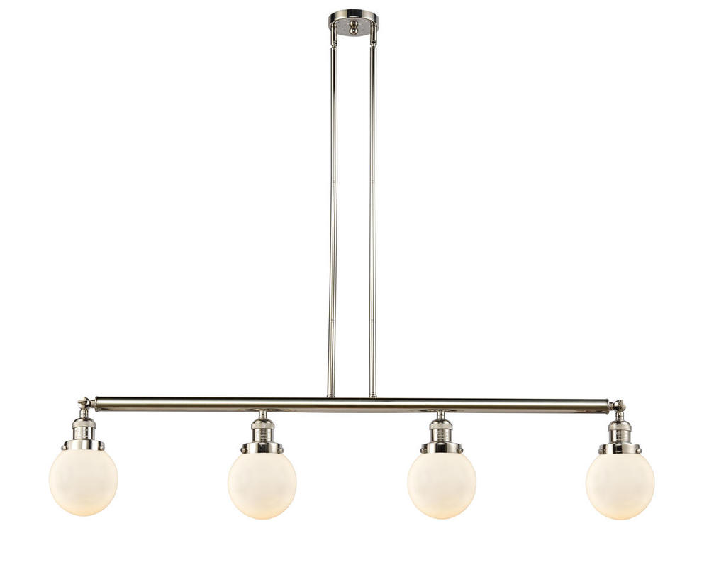 Beacon - 4 Light - 51 inch - Polished Nickel - Stem Hung - Adjustable Island Light