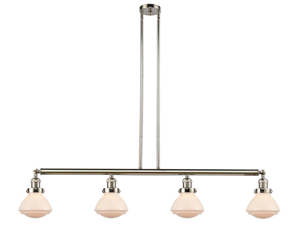 Olean - 4 Light - 51 inch - Polished Nickel - Stem Hung - Adjustable Island Light