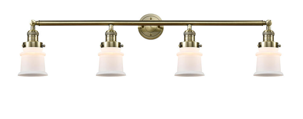 Canton - 4 Light - 42 inch - Antique Brass - Adjustable Bath Vanity Light