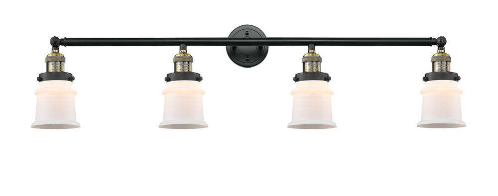 Canton - 4 Light - 42 inch - Black Antique Brass - Adjustable Bath Vanity Light