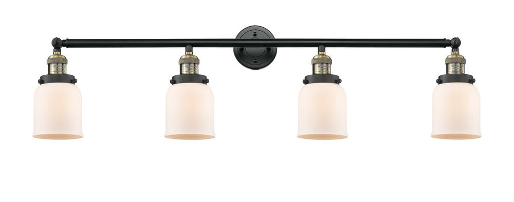 Bell - 4 Light - 42 inch - Black Antique Brass - Adjustable Bath Vanity Light