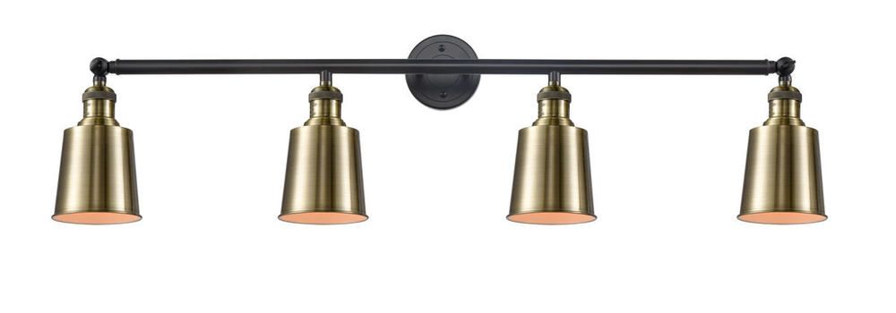 Addison - 4 Light - 42 inch - Black Antique Brass - Adjustable Bath Vanity Light