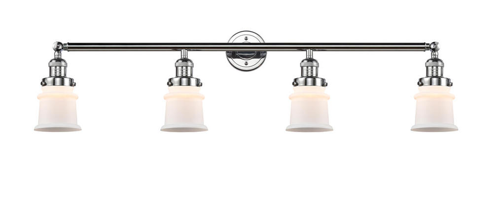 Canton - 4 Light - 42 inch - Polished Chrome - Adjustable Bath Vanity Light