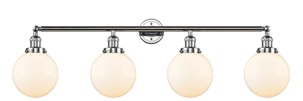 Beacon - 4 Light - 44 inch - Polished Chrome - Adjustable Bath Vanity Light