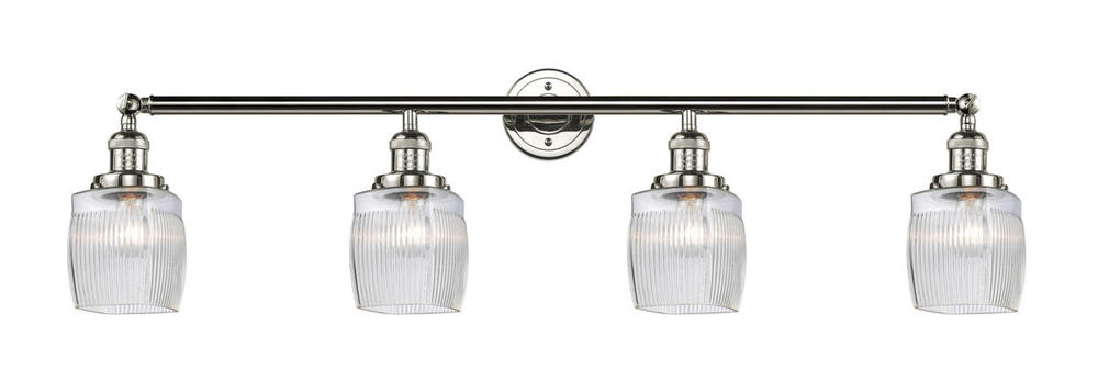 Colton - 4 Light - 42 inch - Polished Nickel - Adjustable Bath Vanity Light