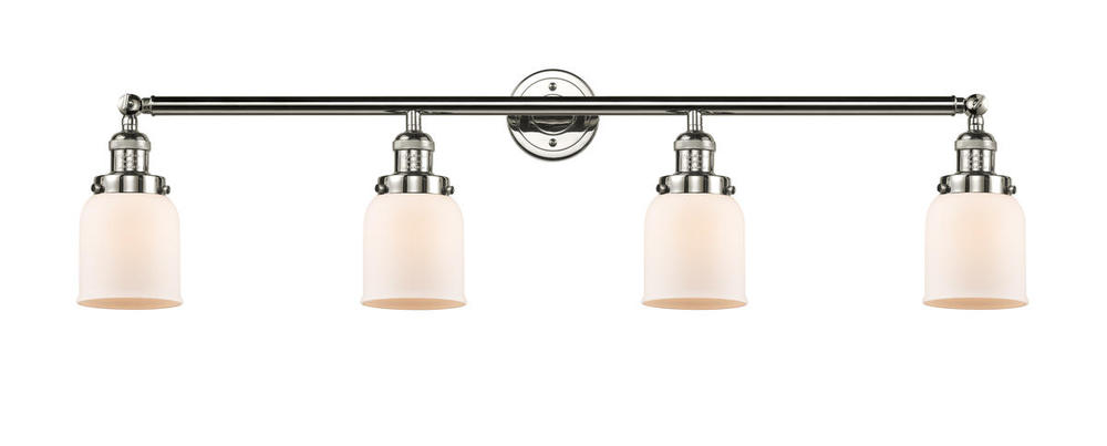 Bell - 4 Light - 42 inch - Polished Nickel - Adjustable Bath Vanity Light