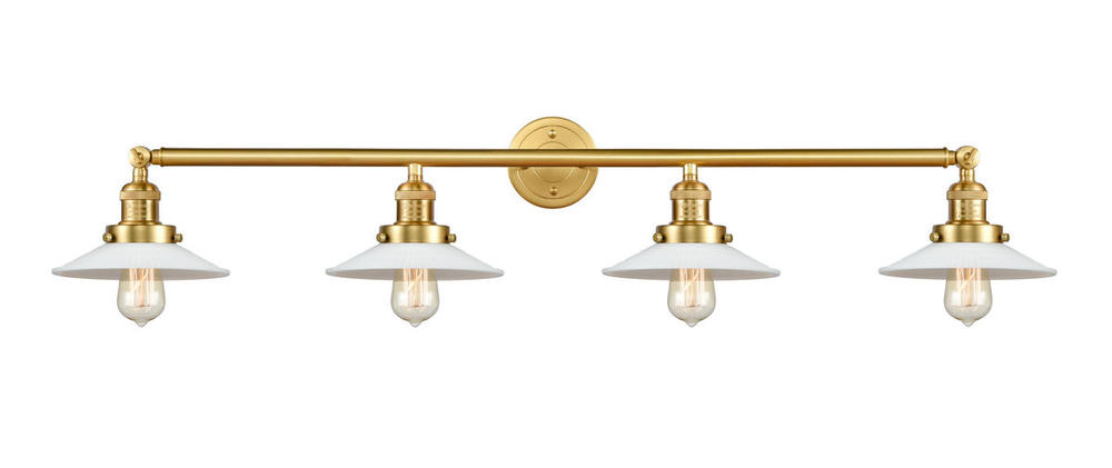 Halophane - 4 Light - 45 inch - Satin Gold - Adjustable Bath Vanity Light