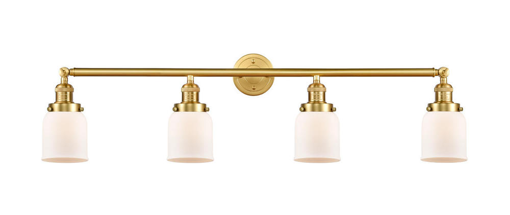 Bell - 4 Light - 42 inch - Satin Gold - Adjustable Bath Vanity Light