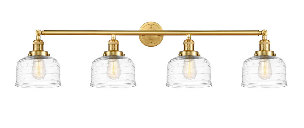 Bell - 4 Light - 44 inch - Satin Gold - Adjustable Bath Vanity Light