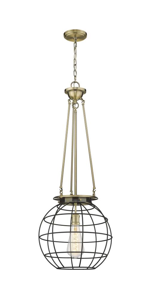 Beacon - 1 Light - 16 inch - Antique Brass - Chain Hung - Pendant