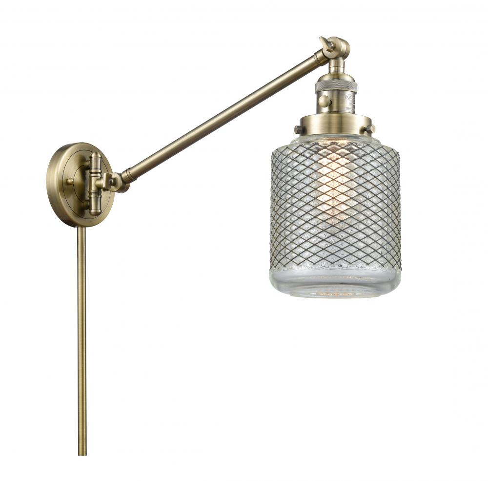 Stanton - 1 Light - 6 inch - Antique Brass -Adjustable Swing Arm